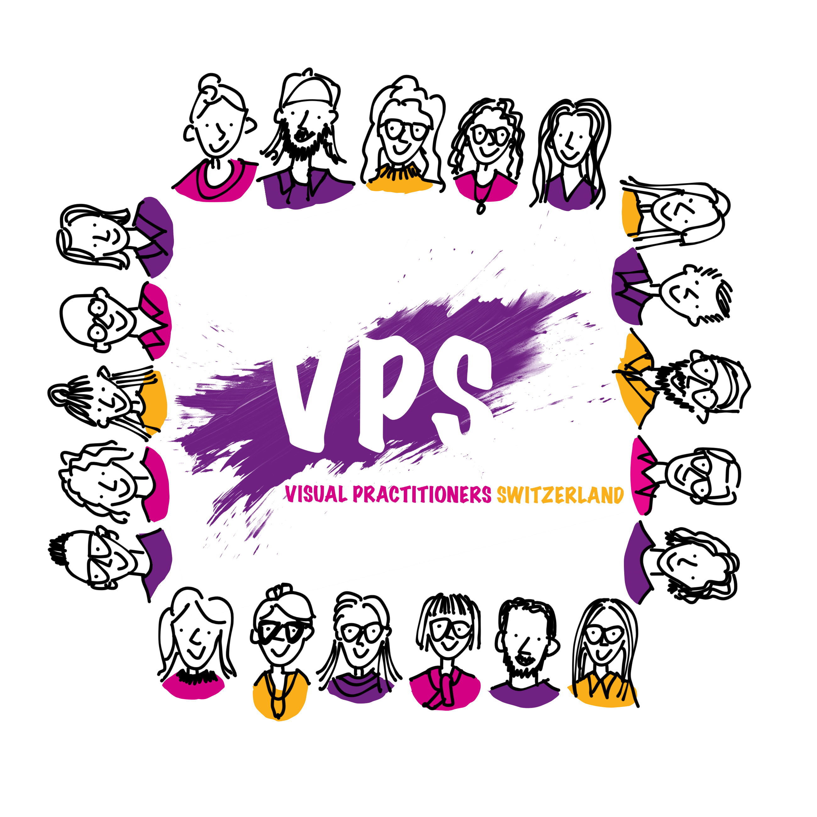 Visual Parctitioners Switzelrand a diverse group of members